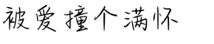 被爱撞个满怀