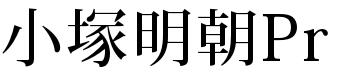 各种明朝体大全打包下载