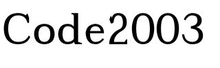 Code2003-1