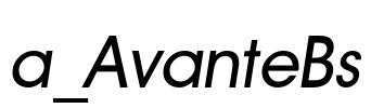 a_AvanteBs 字体图片