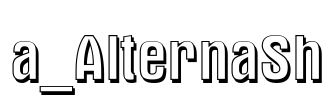 a_AlternaSh 字体图片