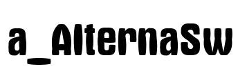 a_AlternaSw 字体图片