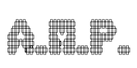 A.M.P. 字体图片