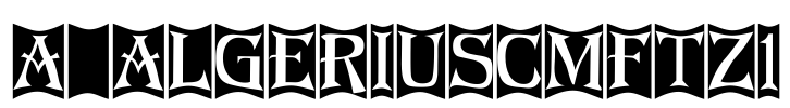 a_AlgeriusCmFtz1 字体图片