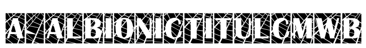 a_AlbionicTitulCmWb 字体图片