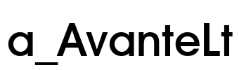 a_AvanteLt 字体图片
