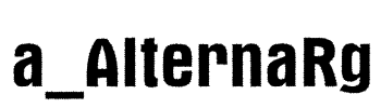 a_AlternaRg 字体图片