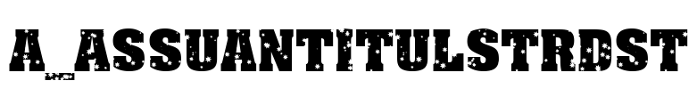 a_AssuanTitulStrDst 字体图片