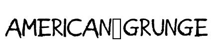 American_Grunge 字体图片