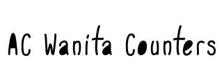 AC Wanita Counters 字体图片