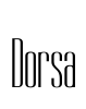 Dorsa 字体图片