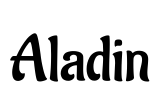 Aladin 字体图片