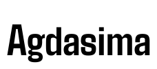 Agdasima 字体图片