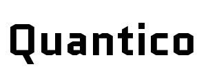 Quantico 字体图片