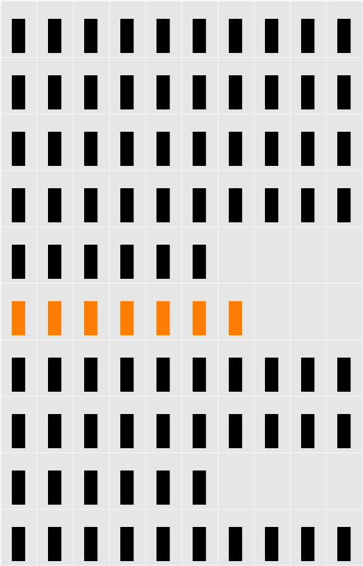 Redacted 字体映射图