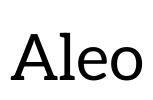Aleo 字体图片