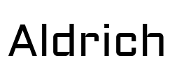 Aldrich 字体图片