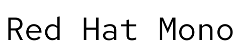 Red Hat Mono