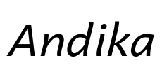 Andika 字体图片
