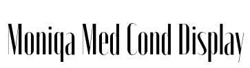 Moniqa Med Cond Display