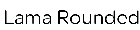 Lama Rounded 字体图片