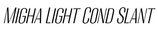 Migha Light Cond Slant