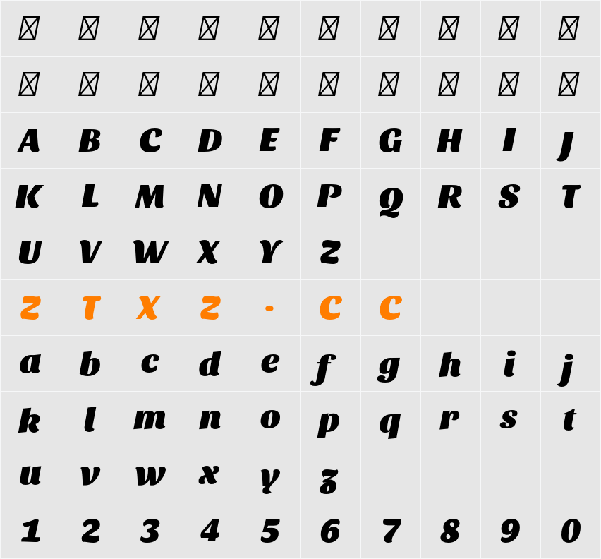 Sansita Black Italic