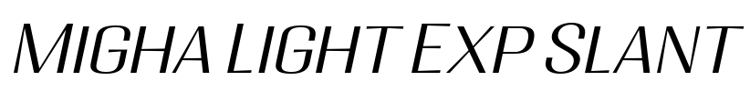 Migha Light Exp Slant