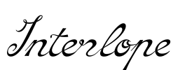 Interlope 字体图片