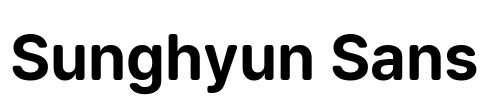 Sunghyun Sans