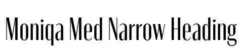 Moniqa Med Narrow Heading