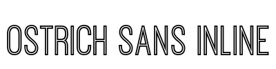 Ostrich Sans Inline