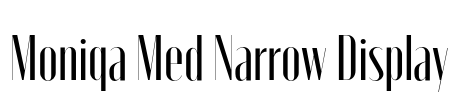 Moniqa Med Narrow Display