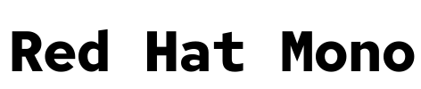Red Hat Mono