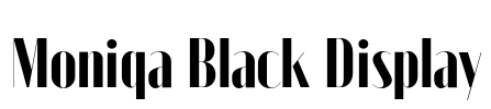 Moniqa Black Display