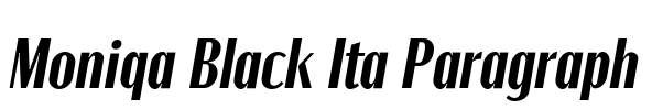 Moniqa Black Ita Paragraph