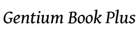 Gentium Book Plus