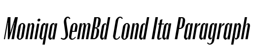 Moniqa SemBd Cond Ita Paragraph