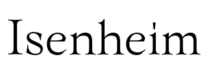 Isenheim 字体图片