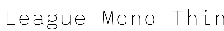 League Mono Thin