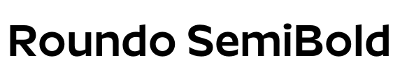 Roundo SemiBold