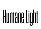 Humane Light 字体图片