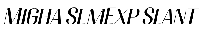 Migha SemExp Slant