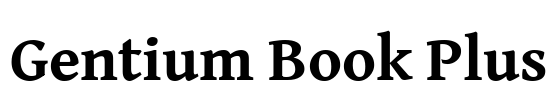 Gentium Book Plus