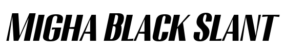 Migha Black Slant