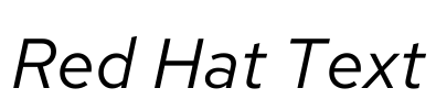 Red Hat Text