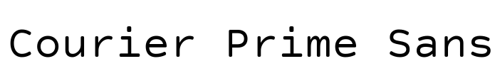 Courier Prime Sans