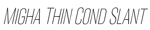 Migha Thin Cond Slant