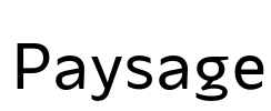 Paysage 字体图片