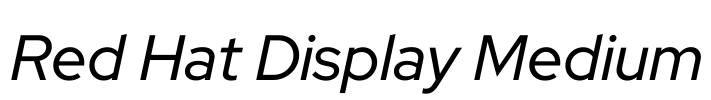 Red Hat Display Medium